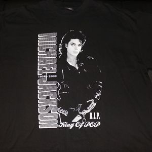 Michael Jackson King of Pop graphic shirt